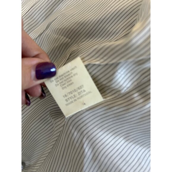 Reiss Single Breasted One Button Suit Women's Gray Tailored Fit Office Siren - Picture 10 of 16